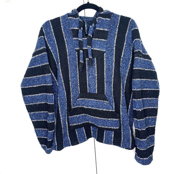 Unknown Other - Baja Hoodie Drug Rug Poncho Pullover Hoodie